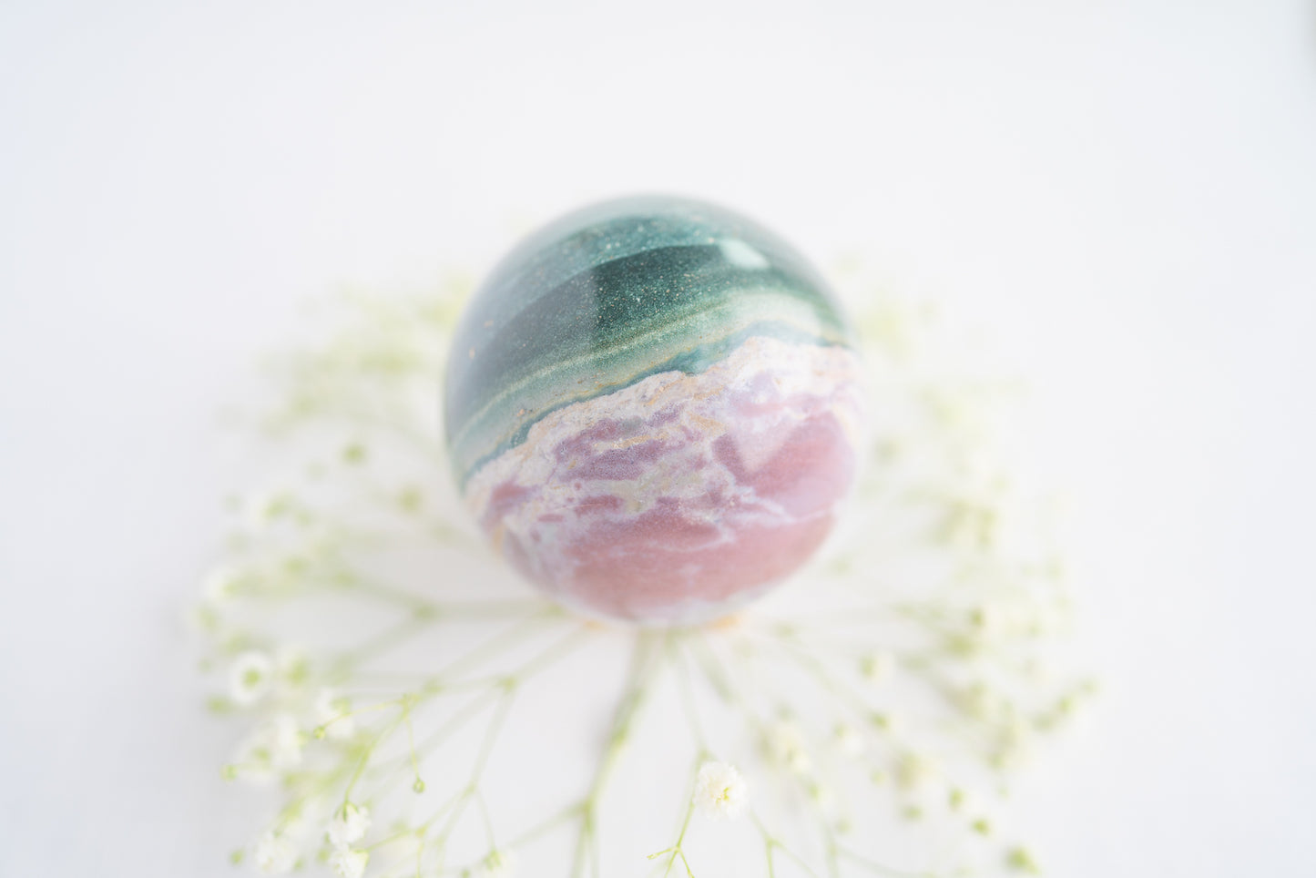 Sunset Field Sea Jasper Sphere