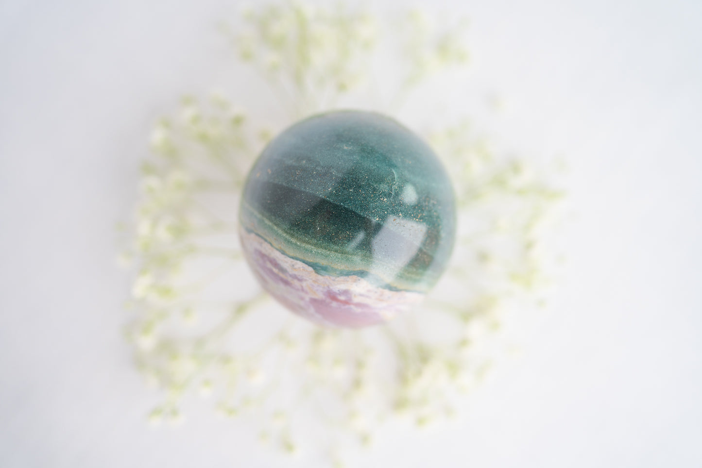 Sunset Field Sea Jasper Sphere