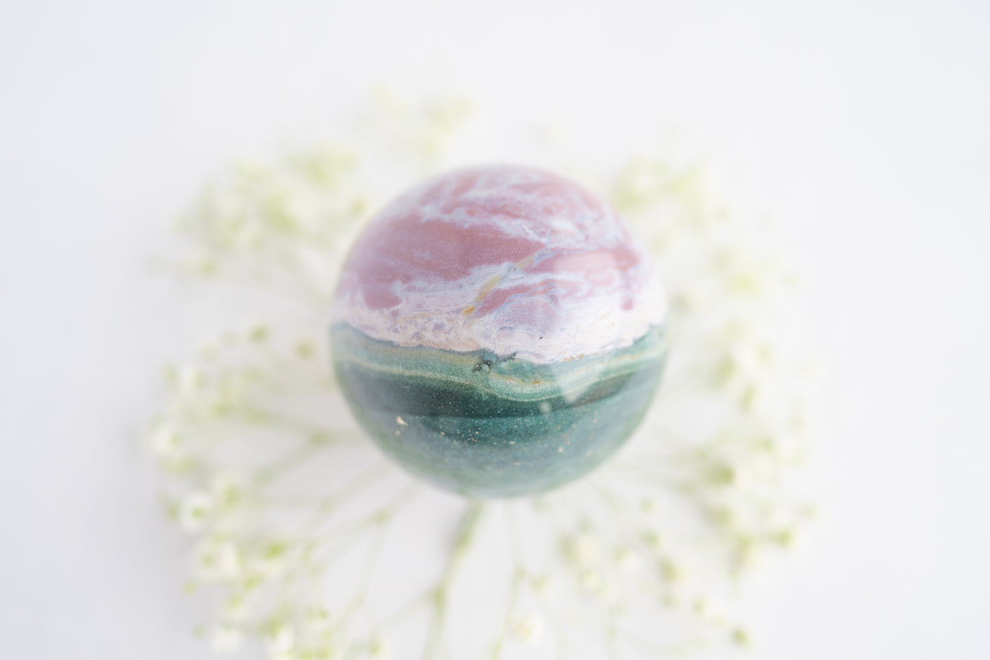 Sunset Field Sea Jasper Sphere