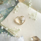 Faceted Citrine Heart