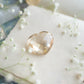 Faceted Citrine Heart