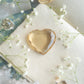 Faceted Citrine Heart