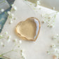 Faceted Citrine Heart