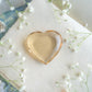 Faceted Citrine Heart