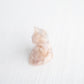 Flower Agate Kitten Carving