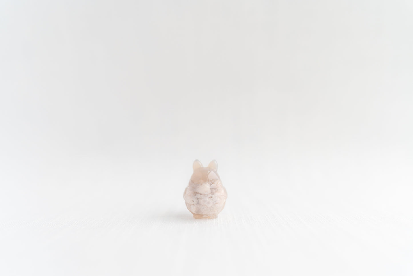 Mini Flower Agate Totoro